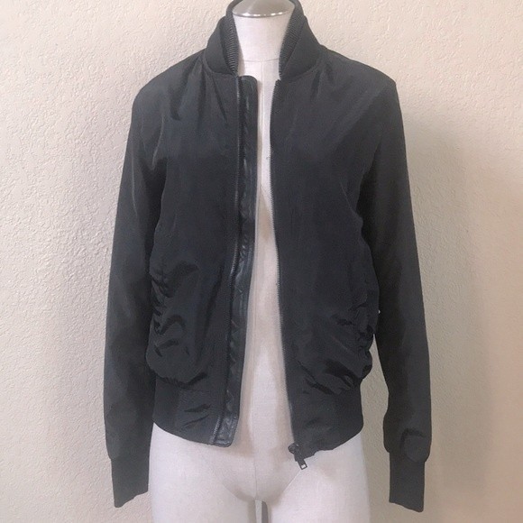 Zara Men Bomber Jacket Black - Picture 1 of 9